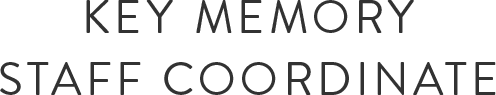 KEYMEMORY STAFF COORDINATE