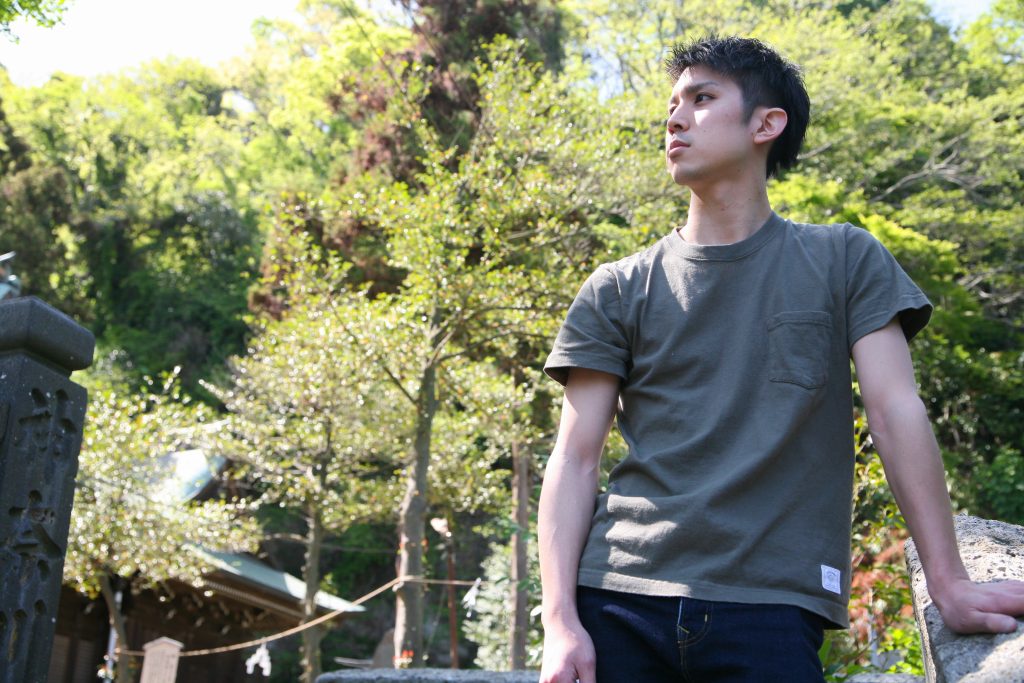 ポケットTシャツ　グリーン