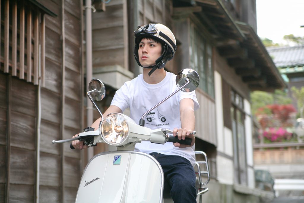 Vespa(ベスパ) Tシャツ　ホワイト(白)