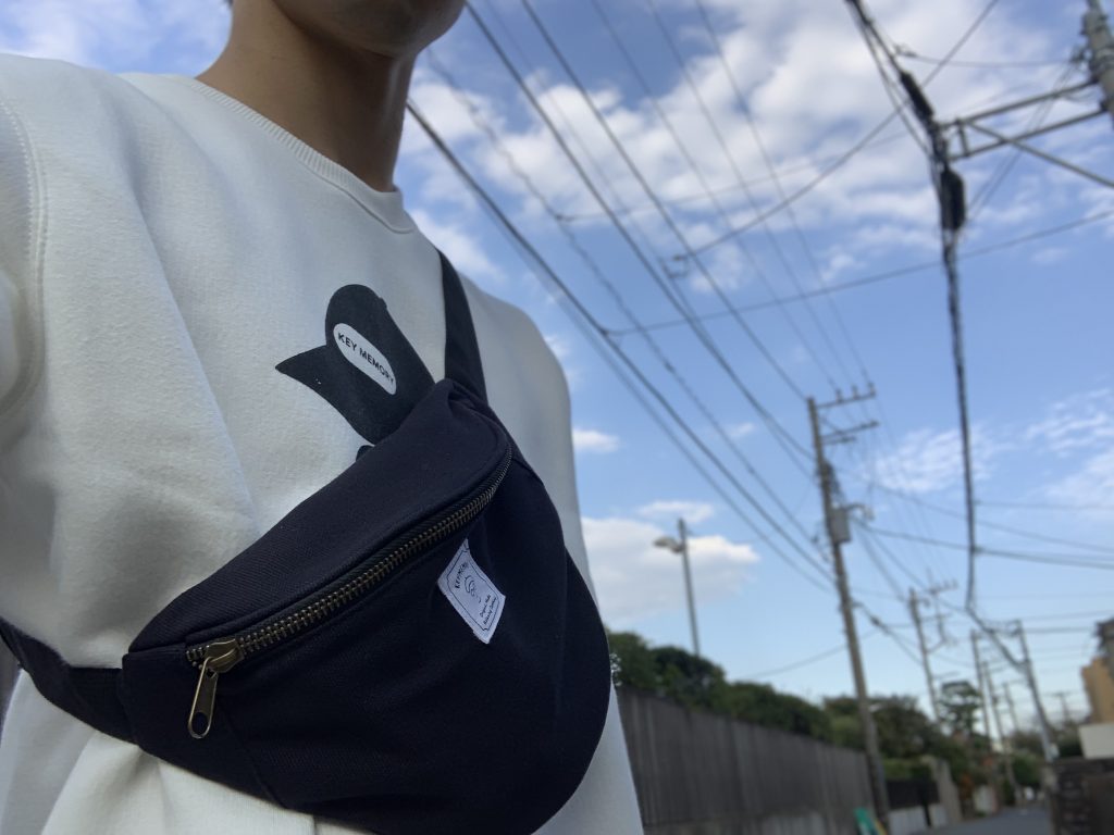 クロスボディバッグ　ブラック(黒)
