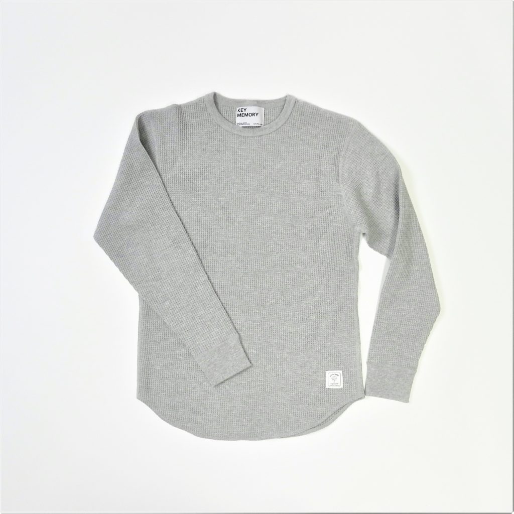 ワッフルカットソー