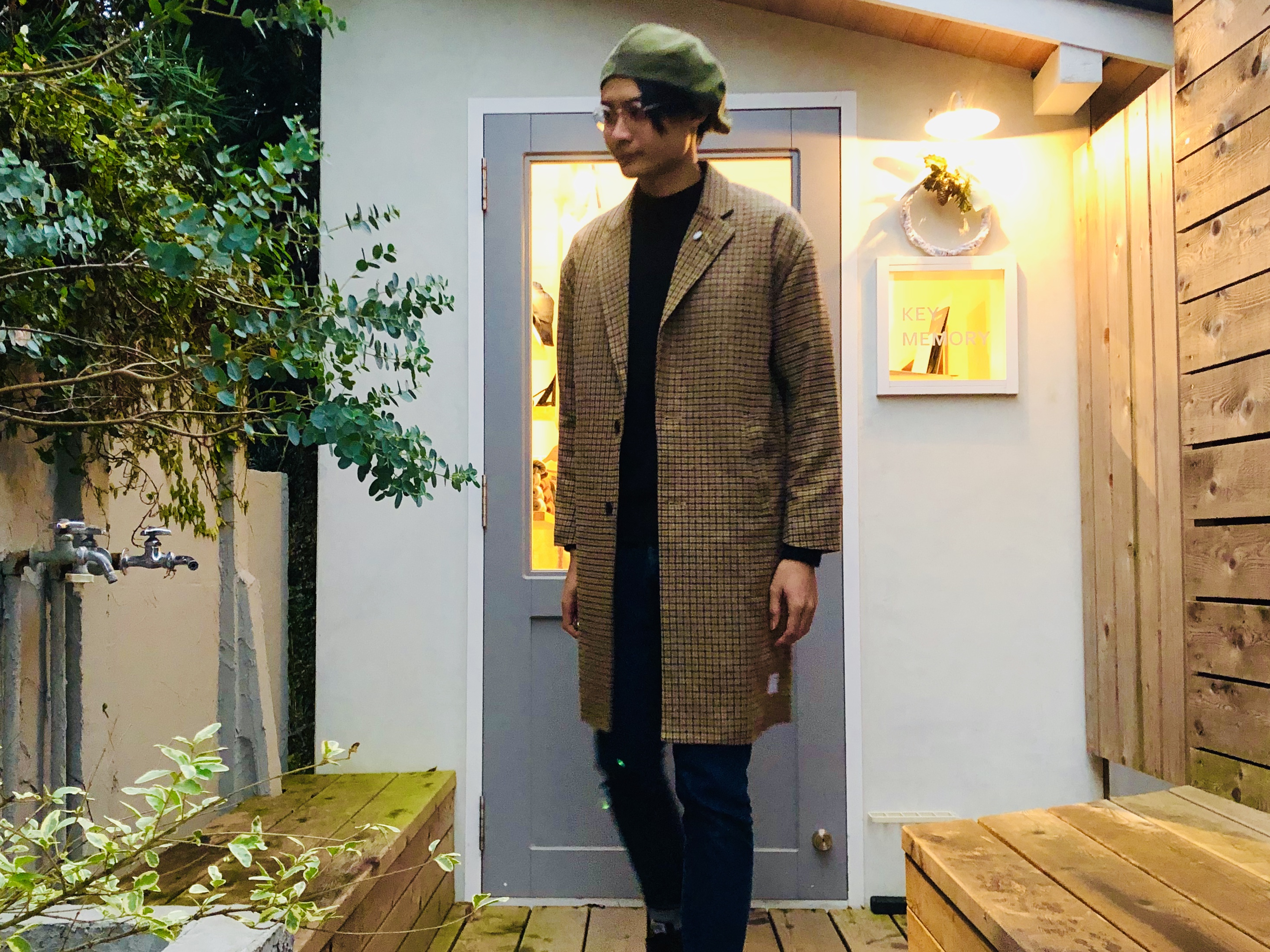 KEY MEMORY 鎌倉　長谷　ブローチピン　コート