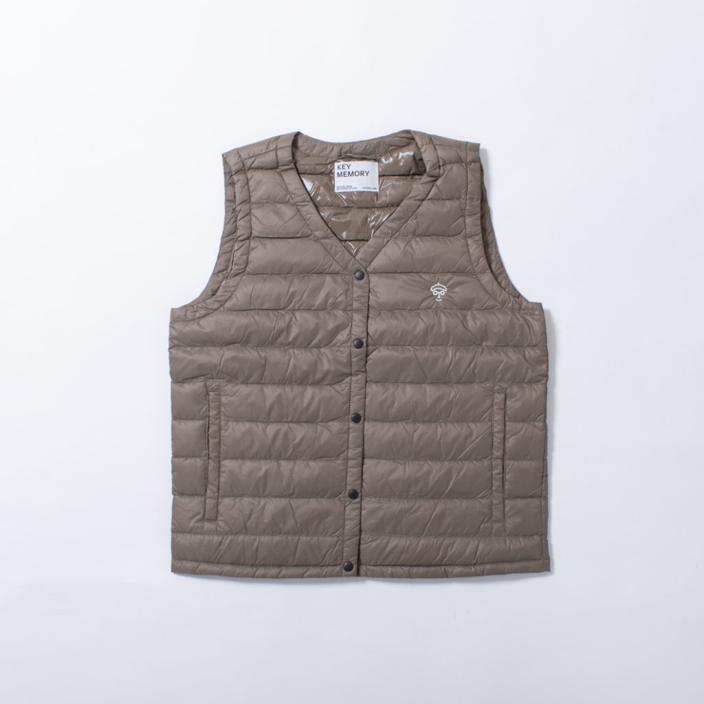 インナーダウン レディース ベージュ