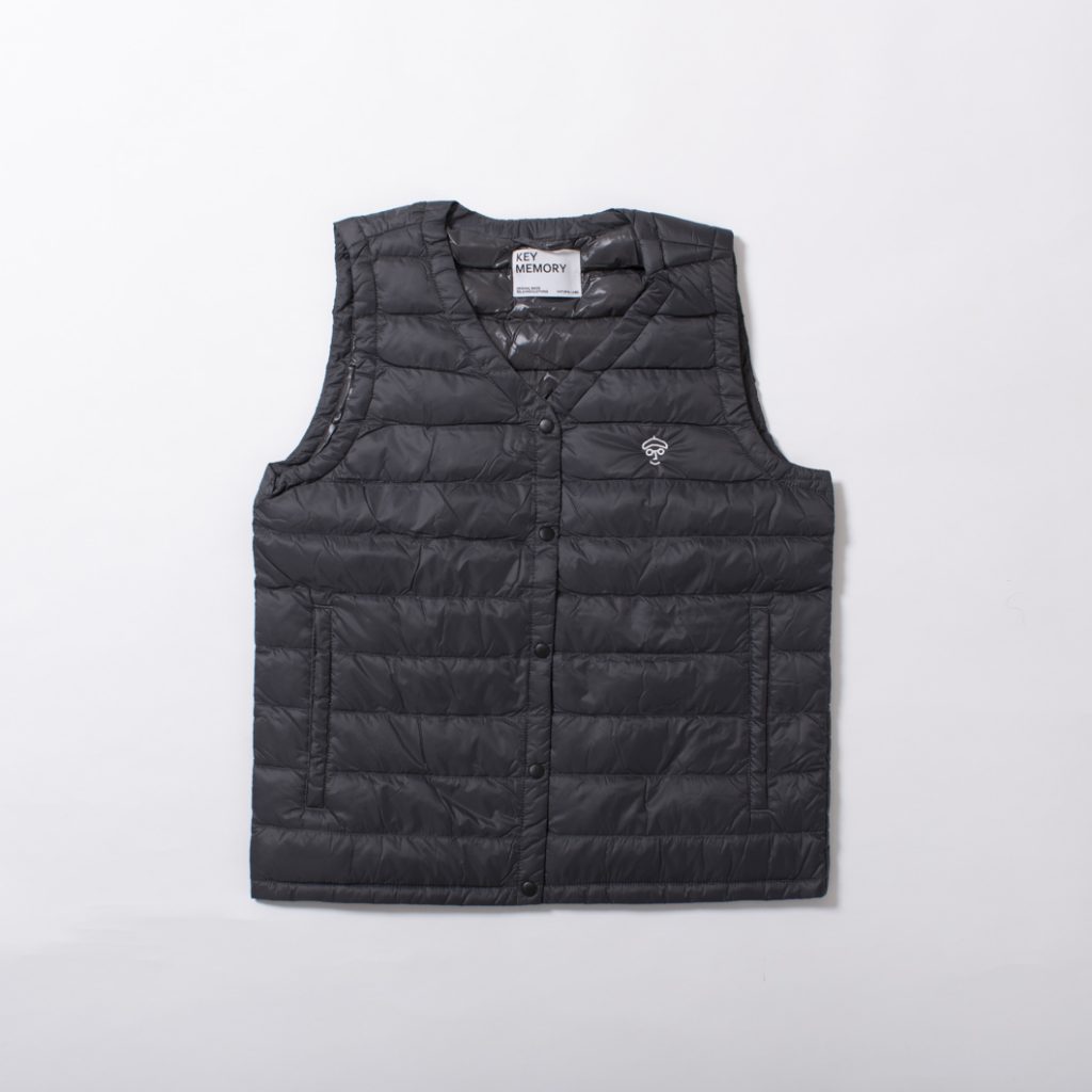 インナーダウン レディース チャコールグレー