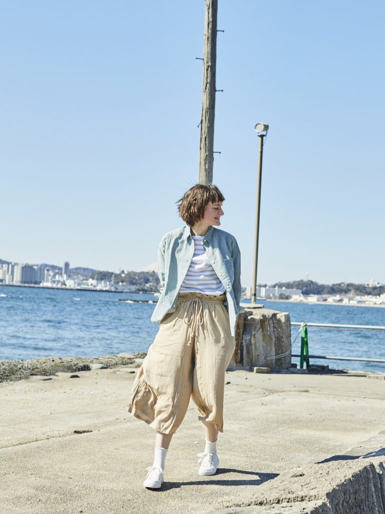 モデル 猿島 撮影