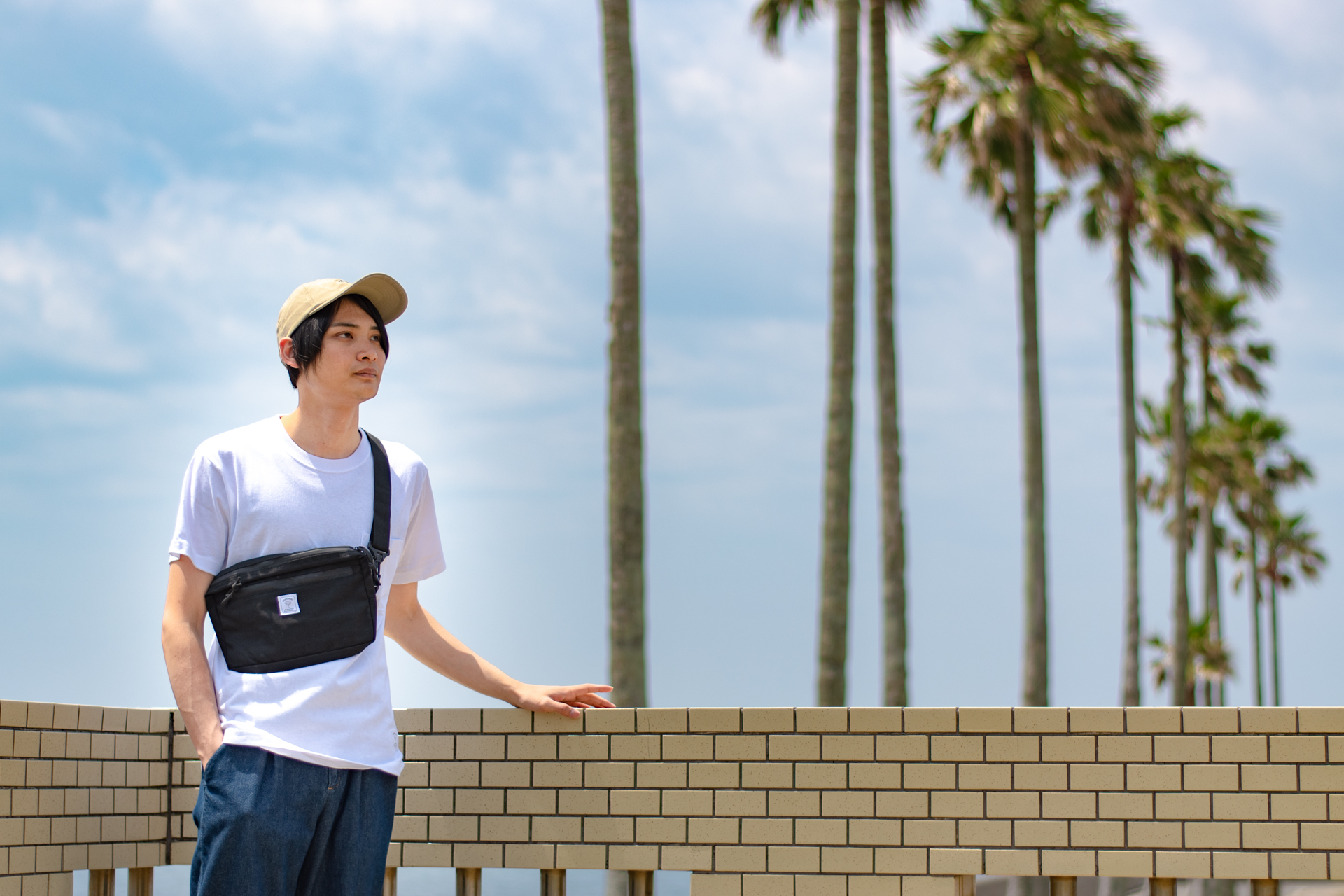 ポケットTシャツ　白　無地　シンプル　メンズ　レディース　生地　ユニセックス