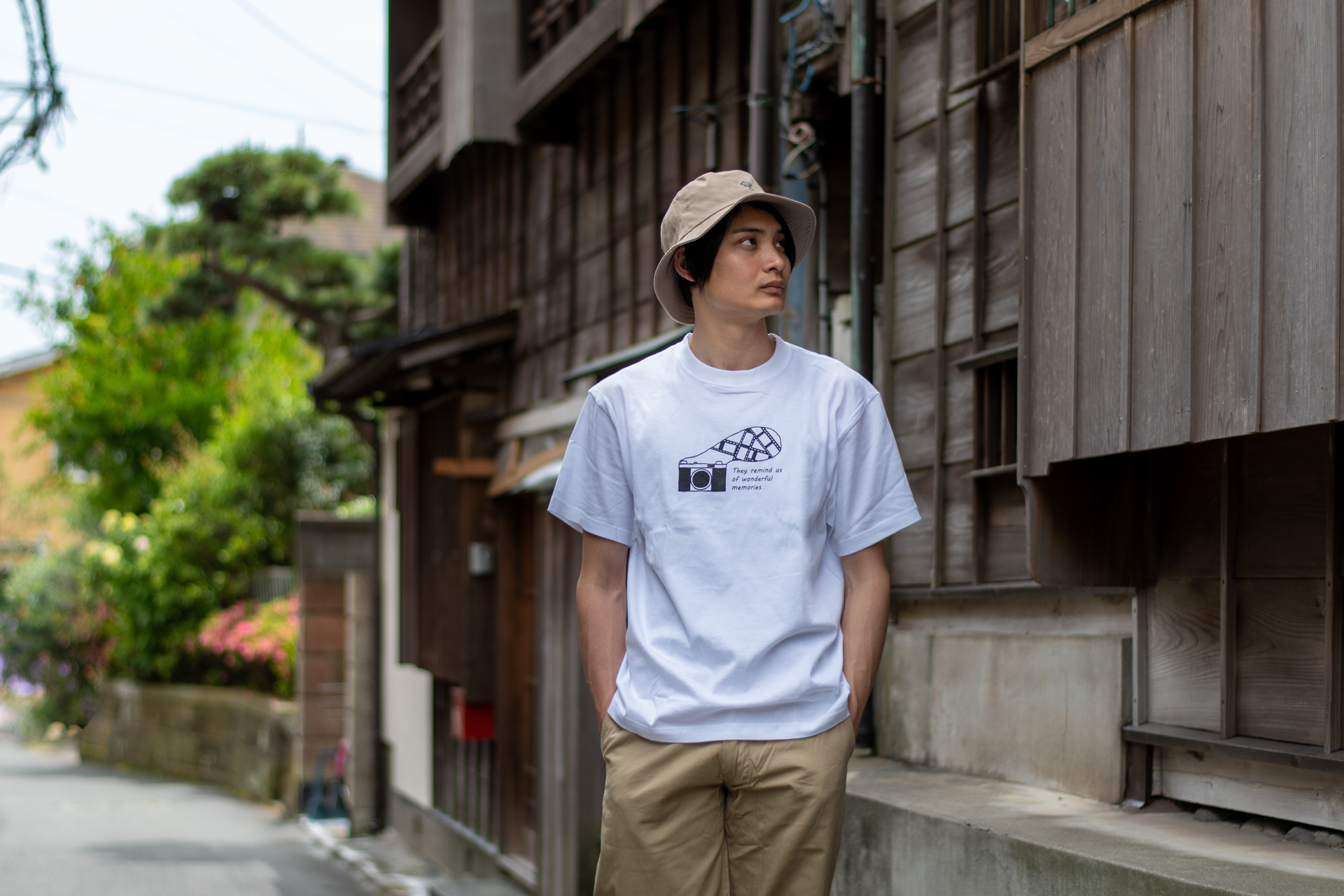 カメラ　Tシャツ　メンズ　ユニセックス