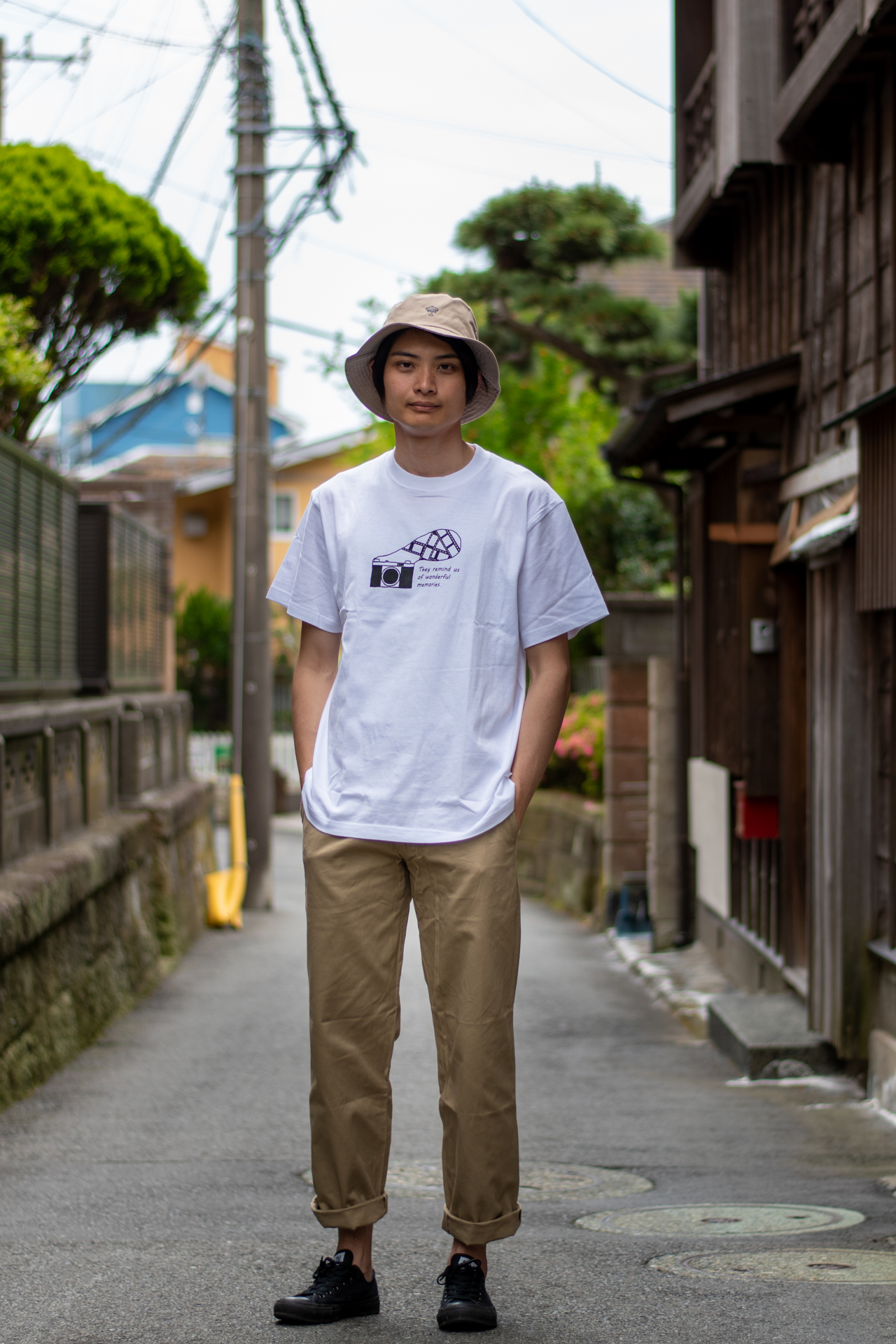 カメラ　Tシャツ　メンズ　ユニセックス