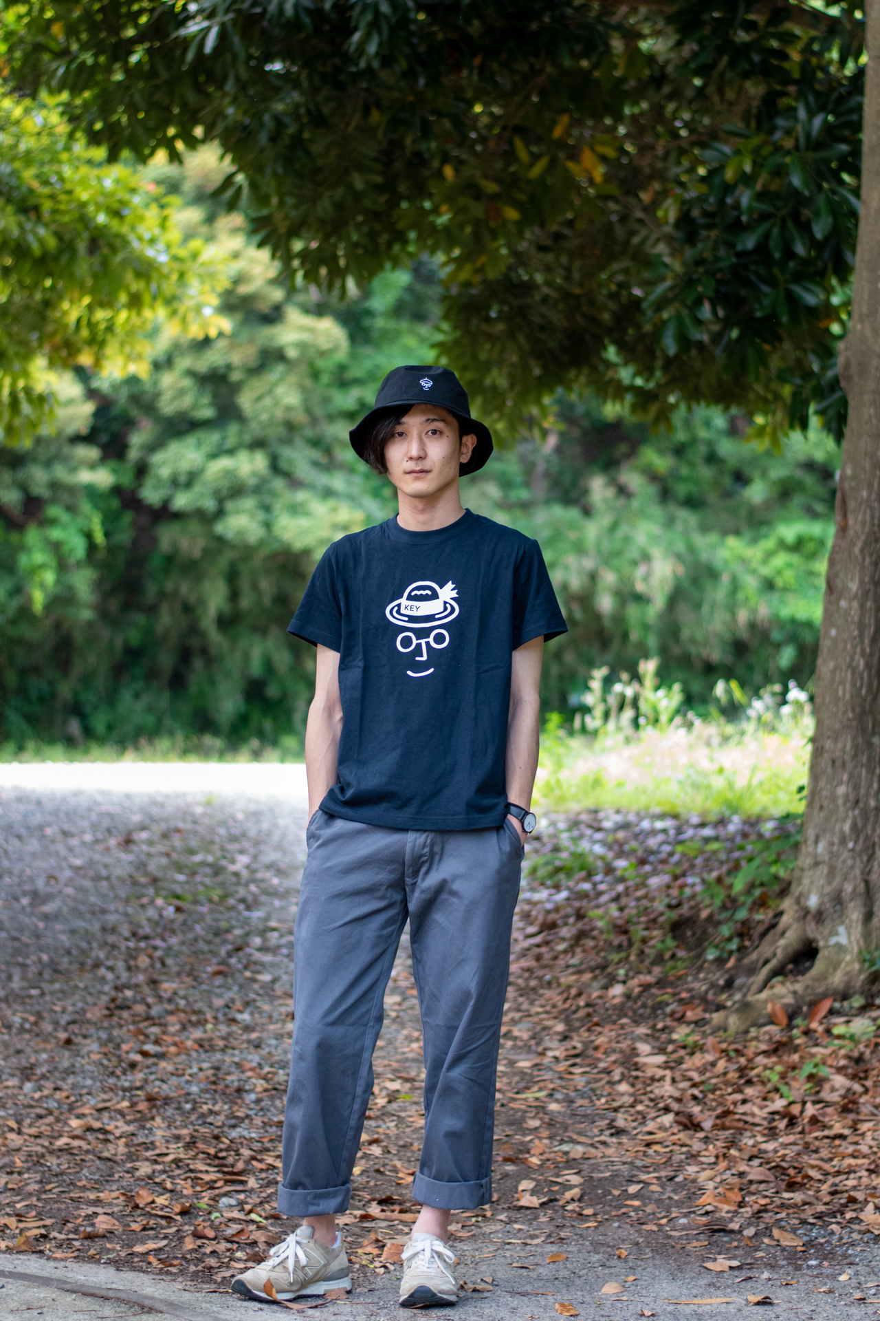 メガネ　おじさん　ロゴ　Tシャツ　半袖　夏　メンズ　レディース　ユニセックス