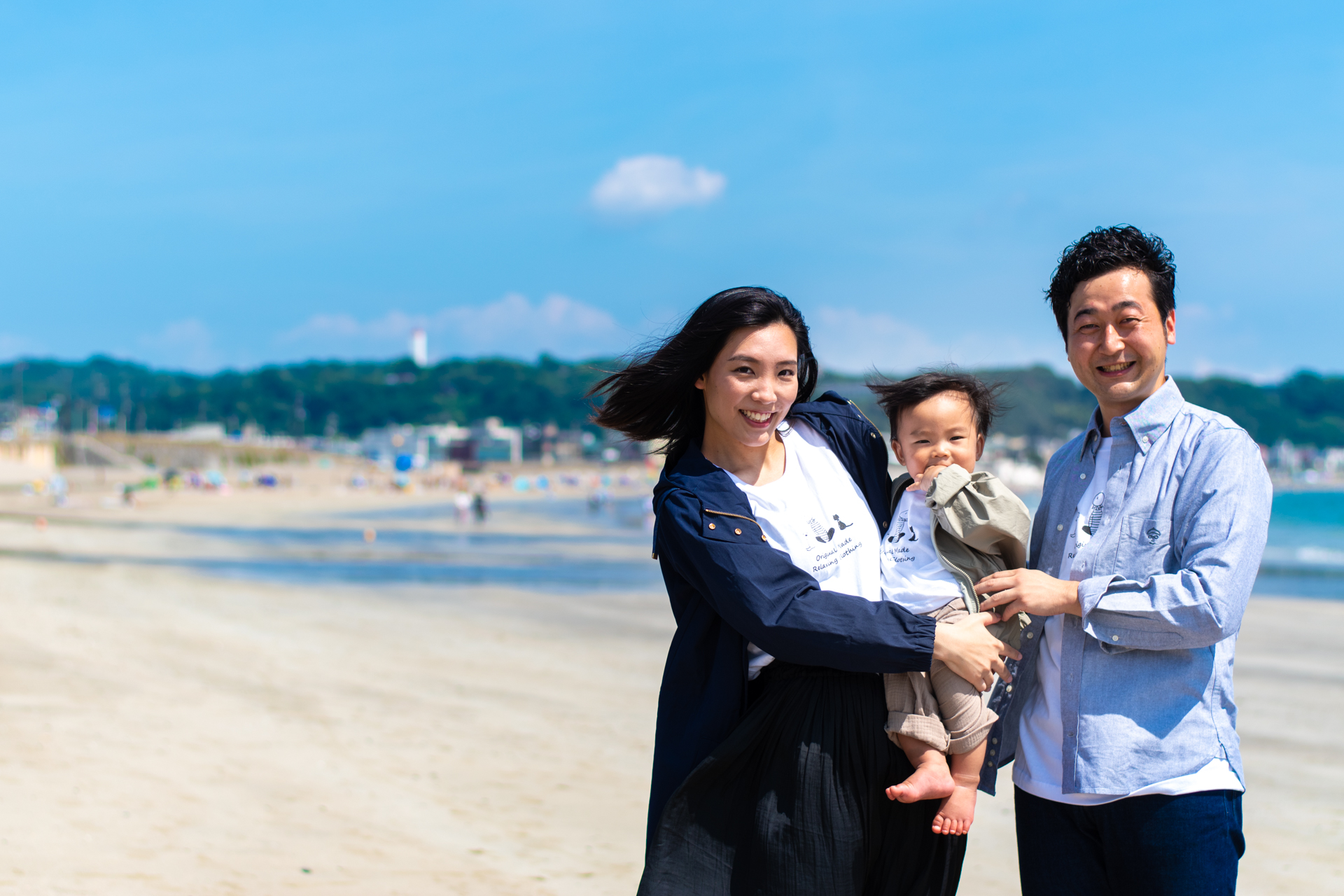 キーメモリー　鎌倉　長谷　家族コーデ　親子コーデ　シミラールック