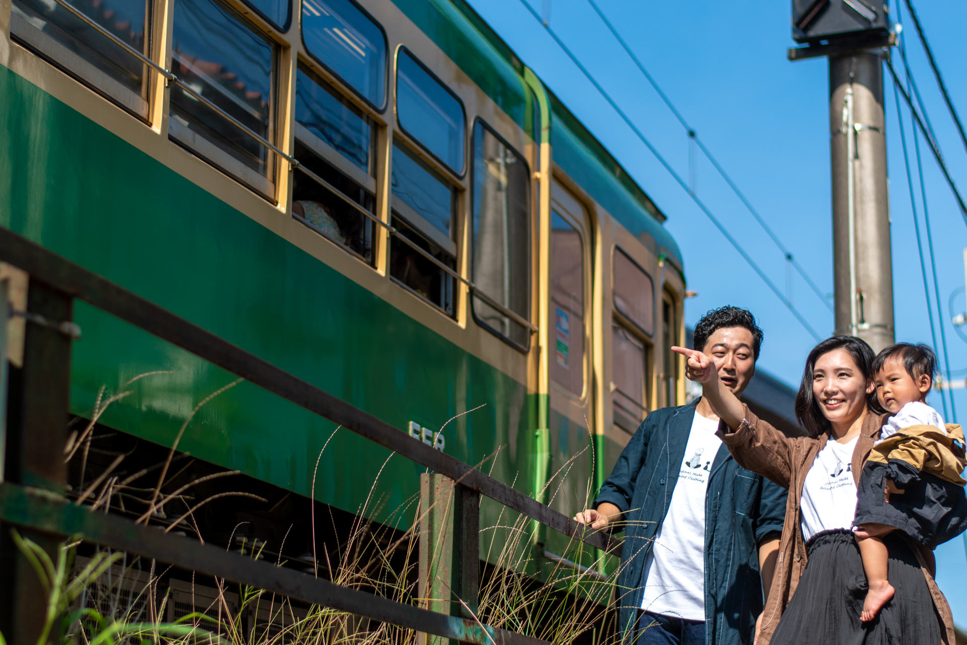 キーメモリー　鎌倉　長谷　家族コーデ　親子コーデ　シミラールック