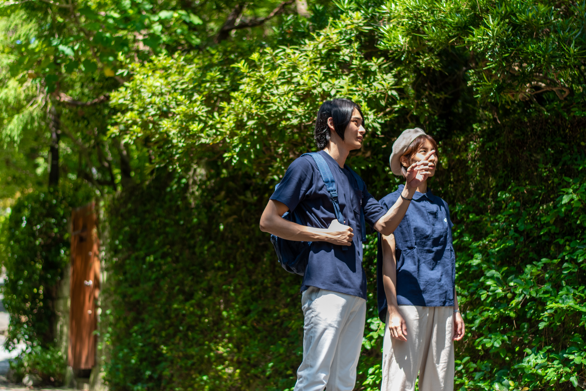 鎌倉　リンクコーデ　恋人　カップル　夫婦　ナチュラル　おそろい　おしゃれ