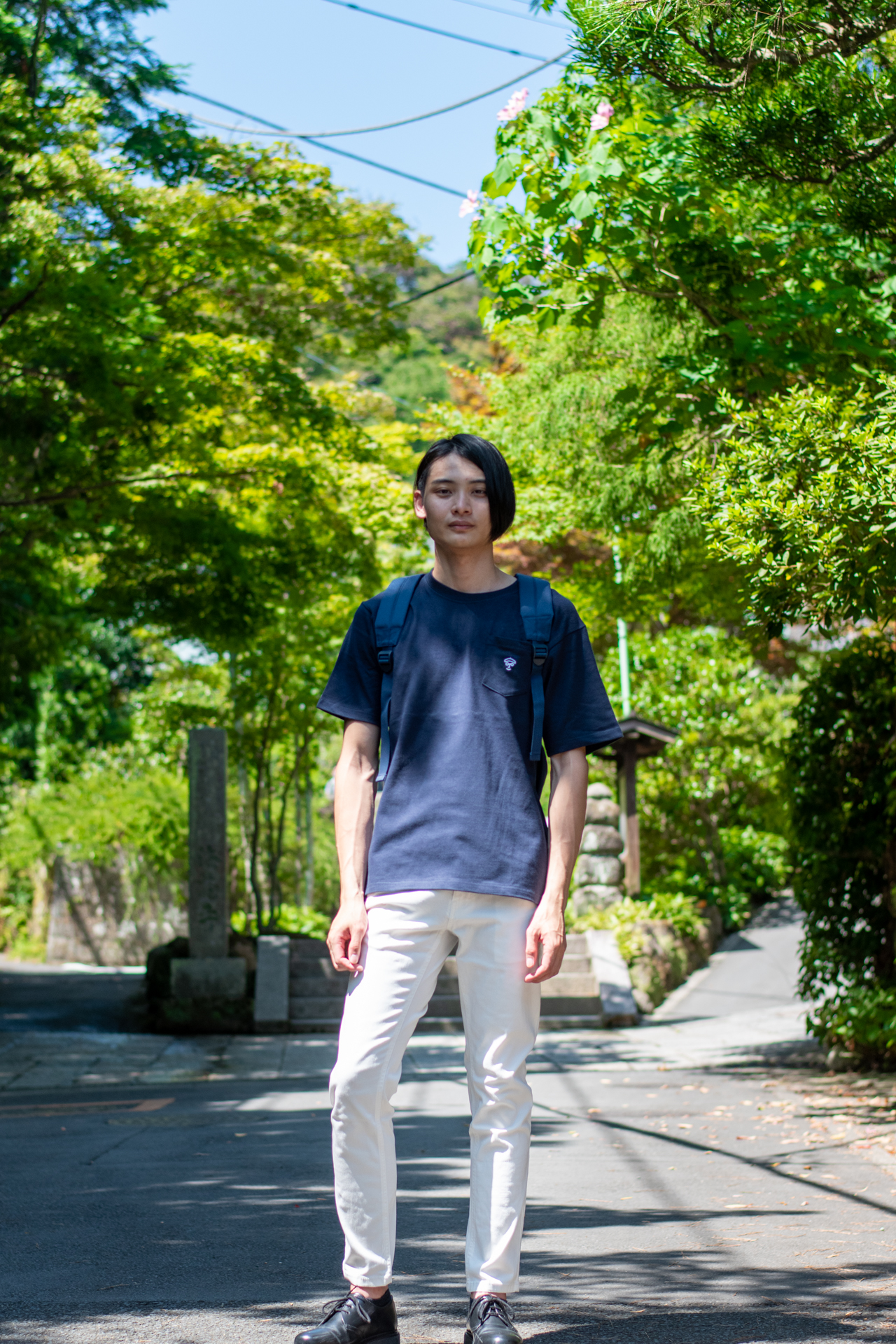 チノパン 白 ホワイト シンプル メンズ 男 合わせやすい コーデ