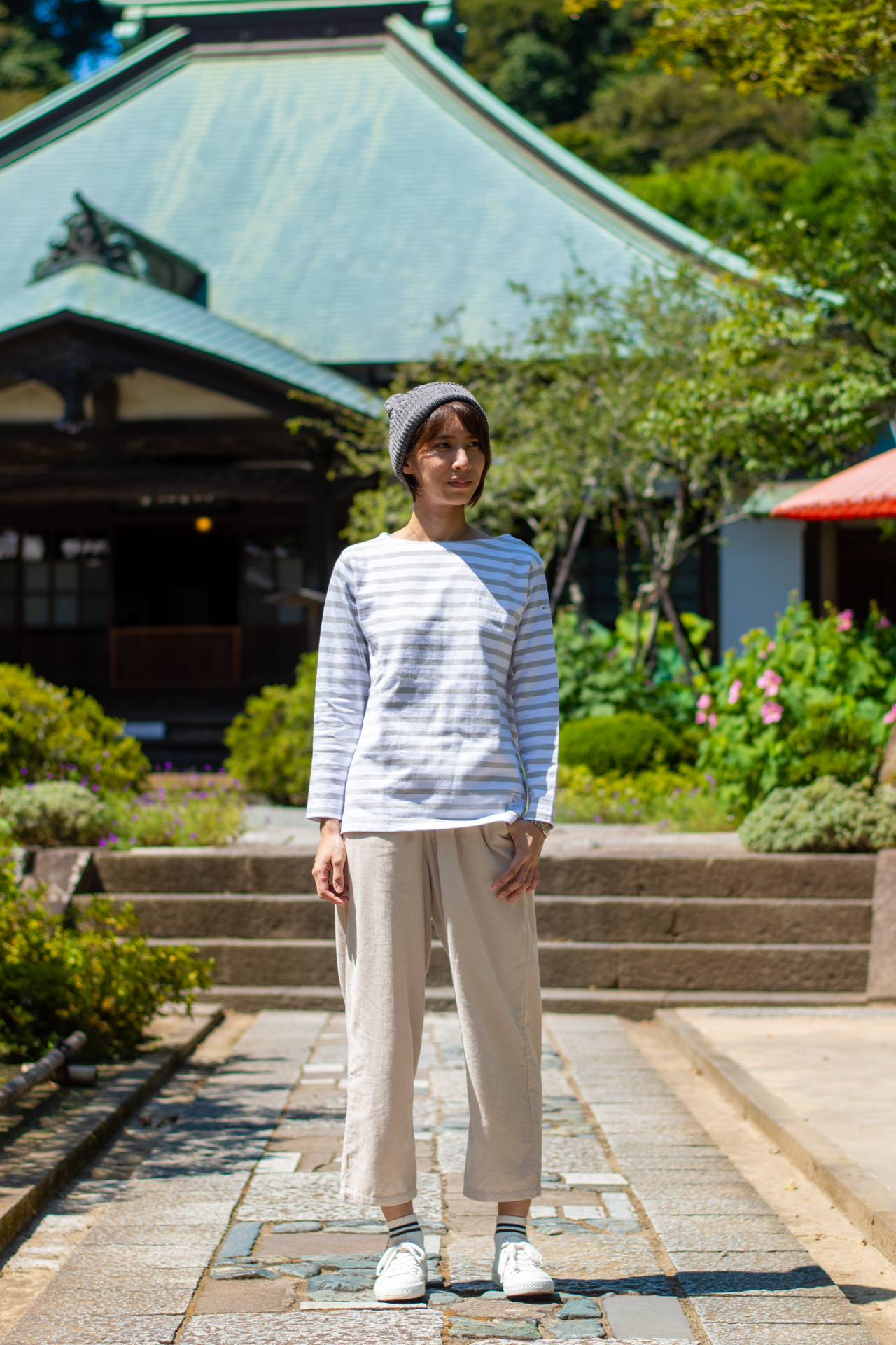 鎌倉　リンクコーデ　恋人　カップル　夫婦　ナチュラル　おそろい　おしゃれ