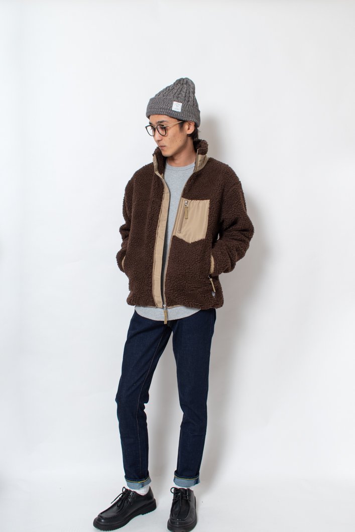 ボアブルゾンジャケット