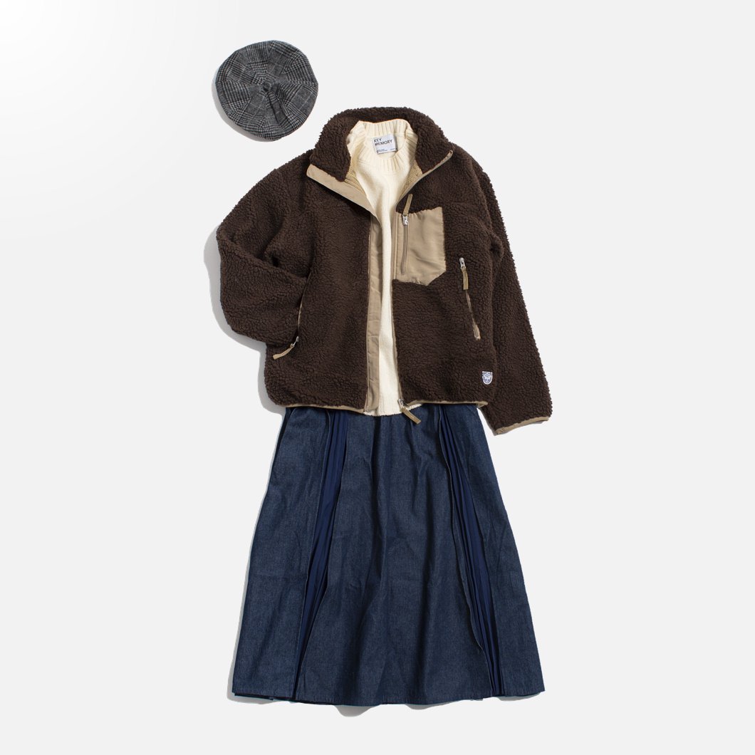 ボアブルゾンジャケット