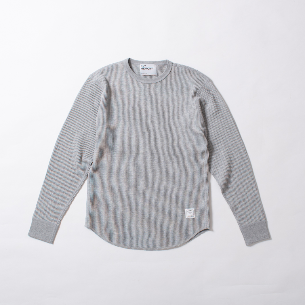 ワッフルシャツ　カットソー