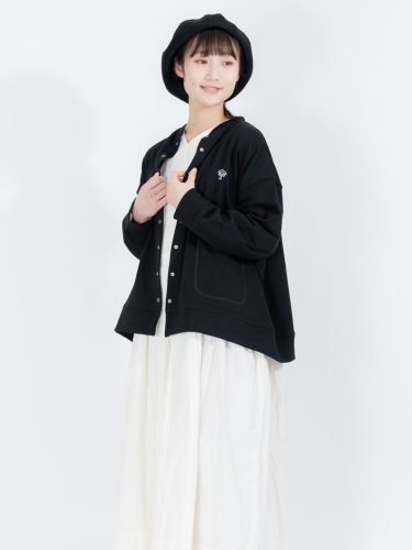 虜になる着心地｜ゆったりサイズのスウェットカーデガン