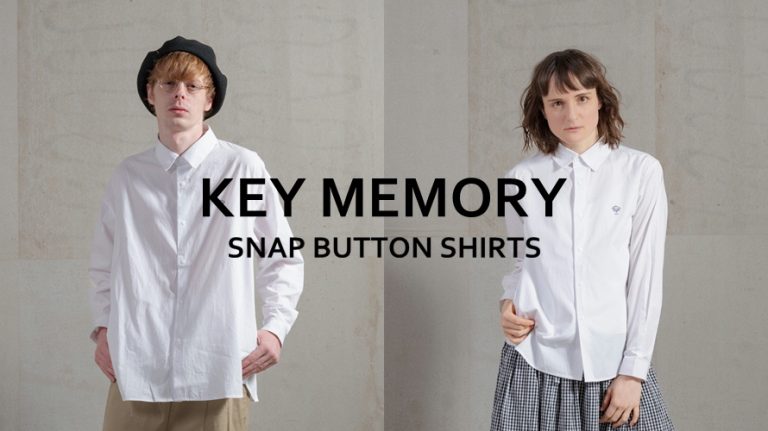 スナップボタンコンフォートシャツ