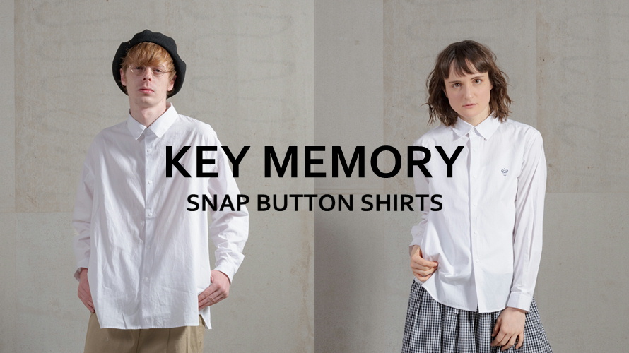 スナップボタンコンフォートシャツ